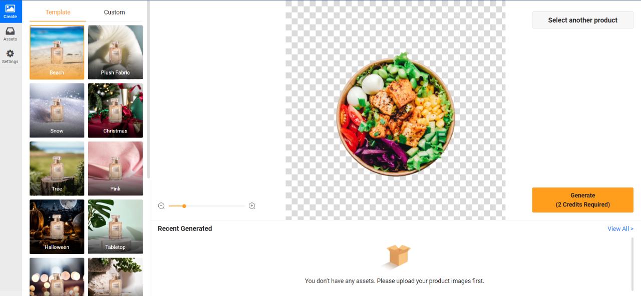 AI Background Generator Workspace